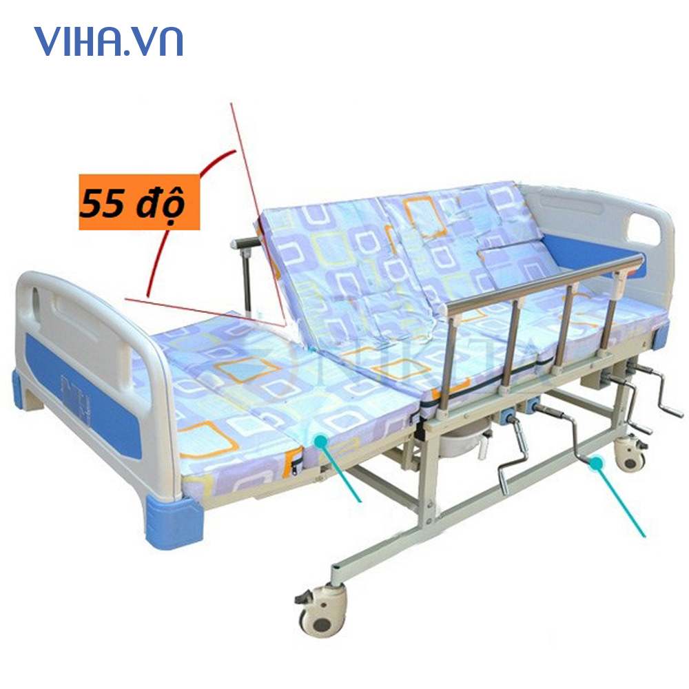 Giường y tế Nikita DCN04-giường y tế 4 tay quay 12 chức năng