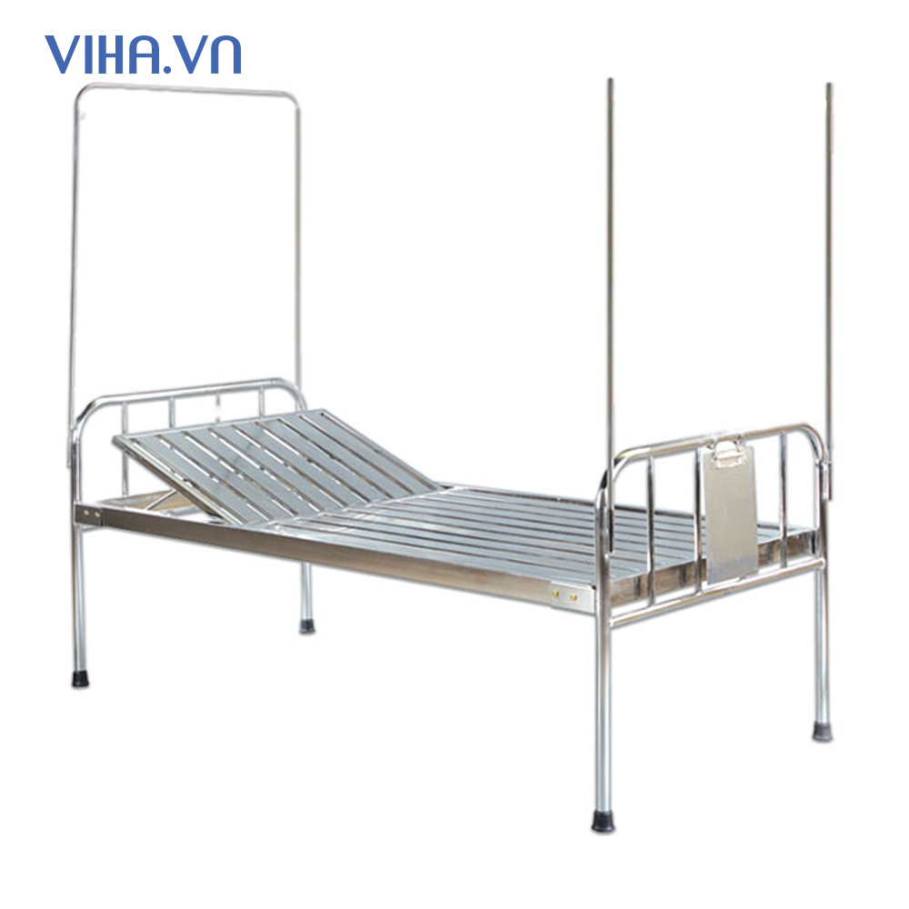 Giường y tế inox tiêu chuẩn cho bệnh nhân
