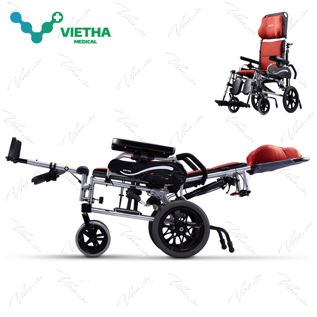 Xe lăn ngả nằm cao cấp Karma KM5001