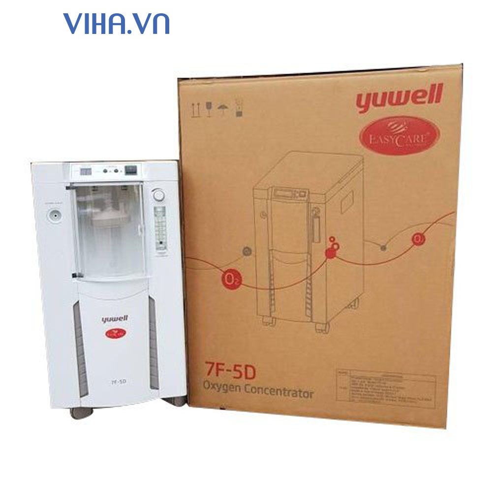 Máy tạo Oxy Yuwell 7F-5D/7F-5DW ( 7F-6W) - 5L/phút