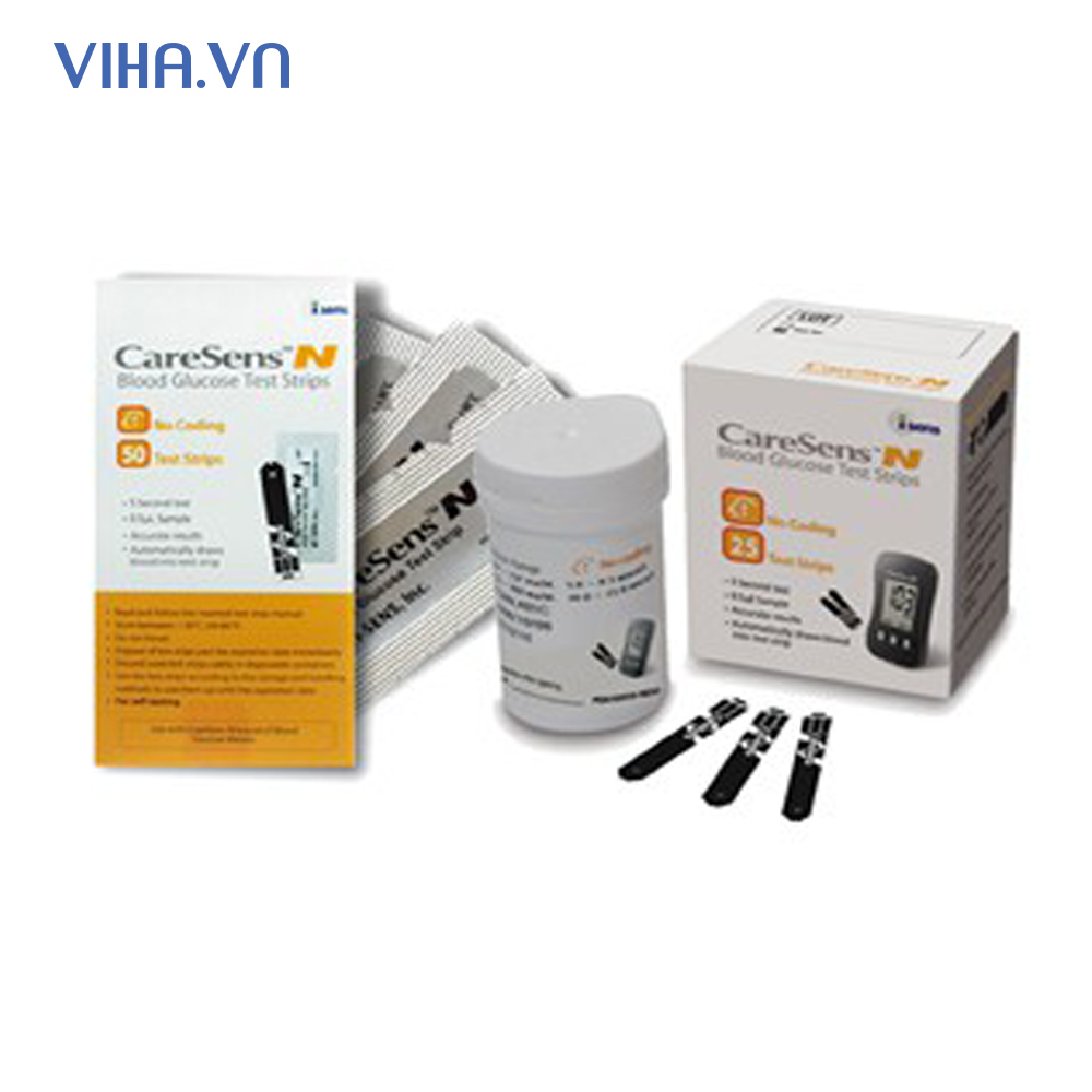 Que Thử Đường Huyết Caresens N (25 que)