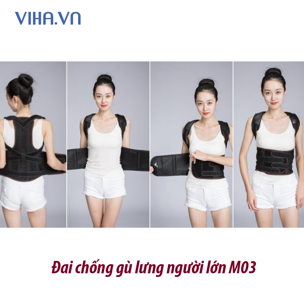 Đai Chống Gù Lưng Người Lớn M03 (cố Định Phần Thắt Lưng )