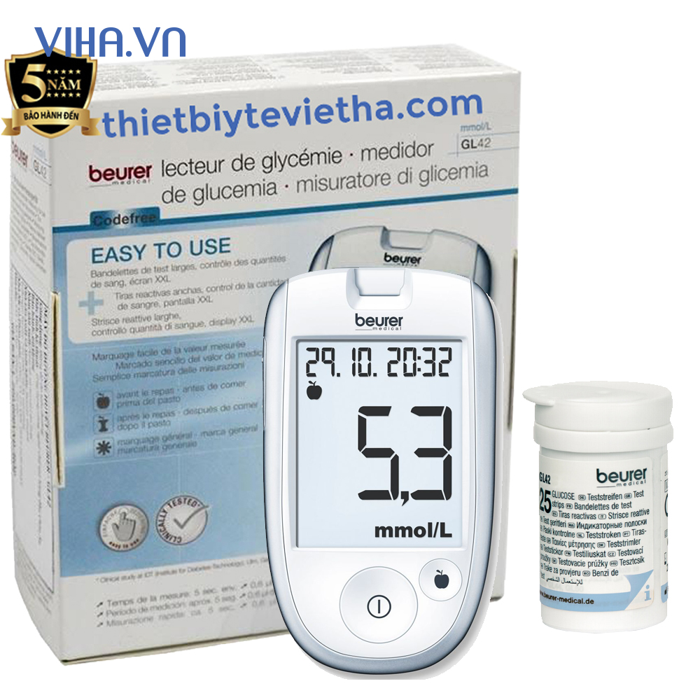 Máy Đo Đường Huyết Beurer GL42