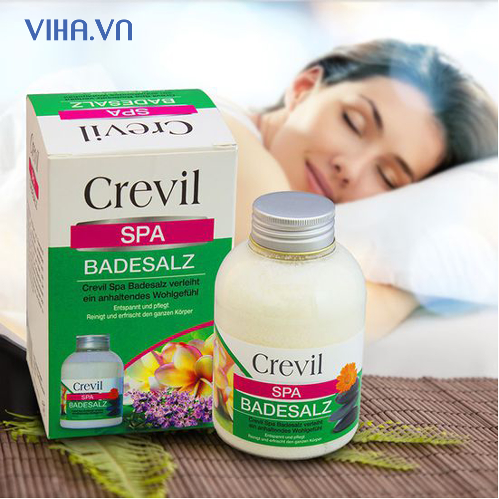 Muối khoáng tắm tẩy da chết Crevil Spa Badealz - 600g