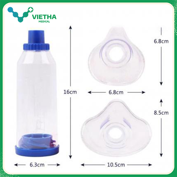 Buồng đệm khí dung BioHealth BH01 – Giải pháp hỗ trợ hít thuốc hiệu quả