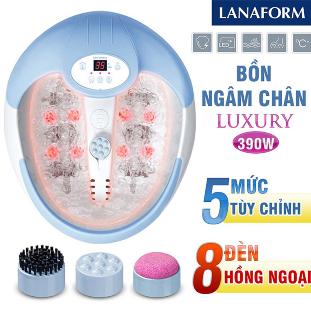 Bồn ngâm chân LANAFORM LUXURY - Nhập Khẩu Bỉ