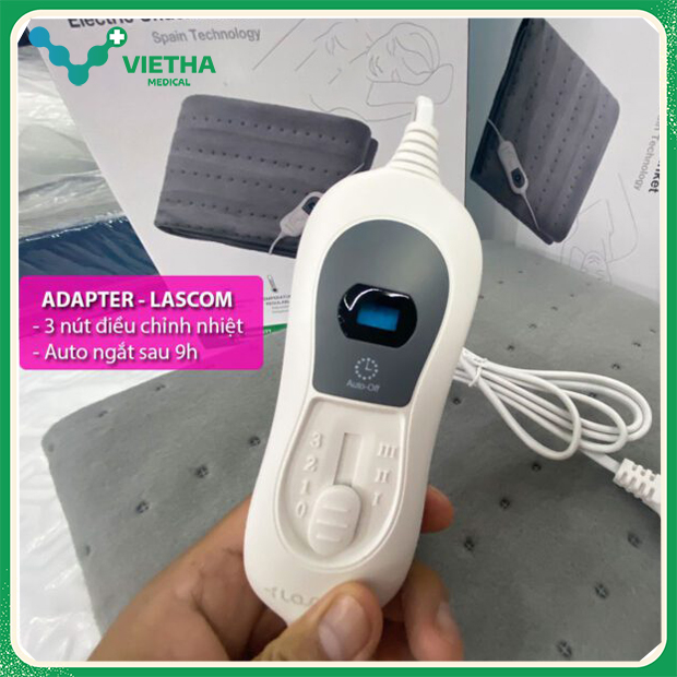Đệm điện đơn sưởi ấm Lascom LC350H KT 160*80cm
