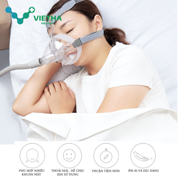 Mặt Nạ Máy Trợ Thở TM03 - FullFace Mask