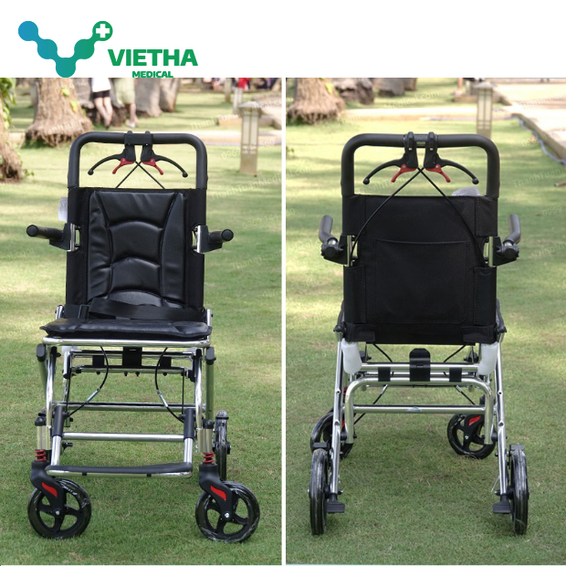 Xe Lăn Du Lịch Lucass X69 - Xe Đẩy Tay Bánh Nhỏ Cao Cấp