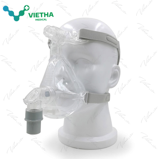 Mặt nạ máy thở Ease Fit FMI có núm xoay điều chỉnh