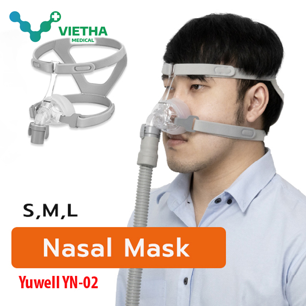 Mặt nạ mũi Yuwell YN-02 Mặt nạ máy trợ thở