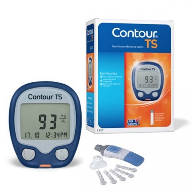 Máy Đo Đường Huyết Contour TS  Tặng 50 Que Thử