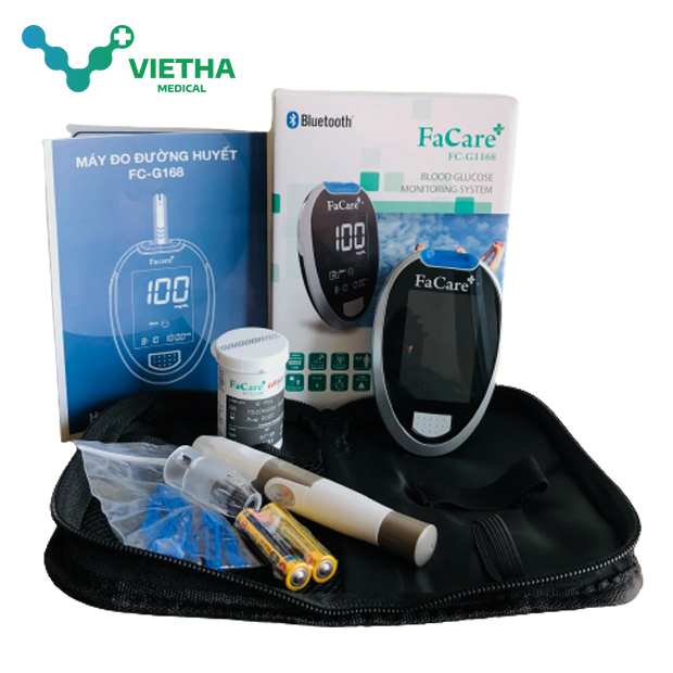 Máy đo đường huyết FaCare FC-G168 Nhập Khẩu Đài Loan