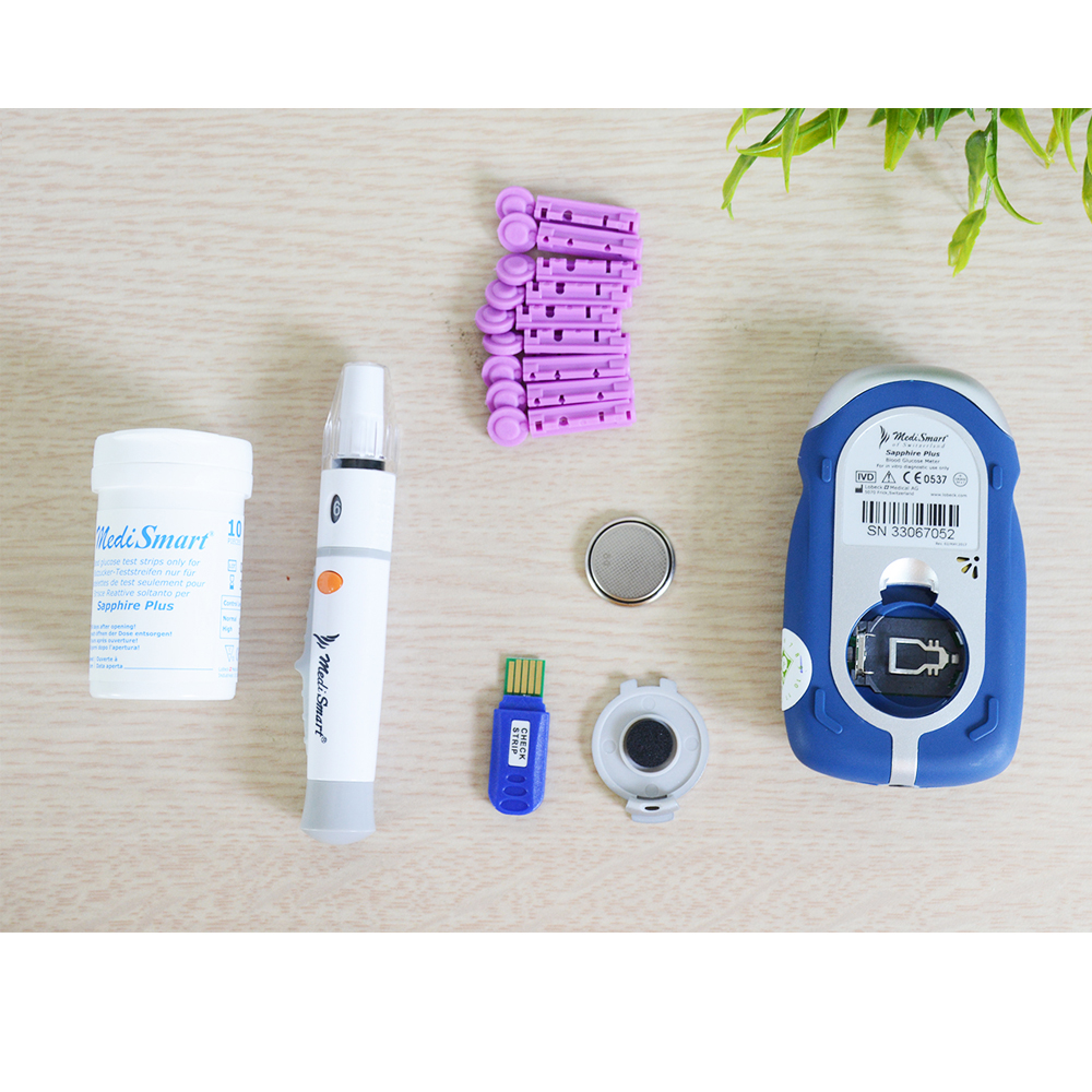 Máy Đo Đường Huyết Medismart Sapphire Plus