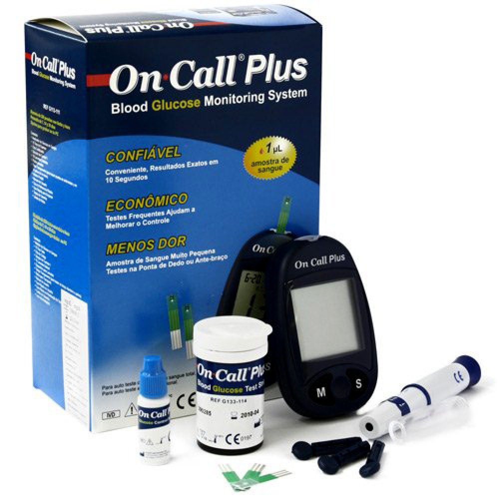 Máy Đo Đường Huyết On-Call Plus (25 que+25Kim)