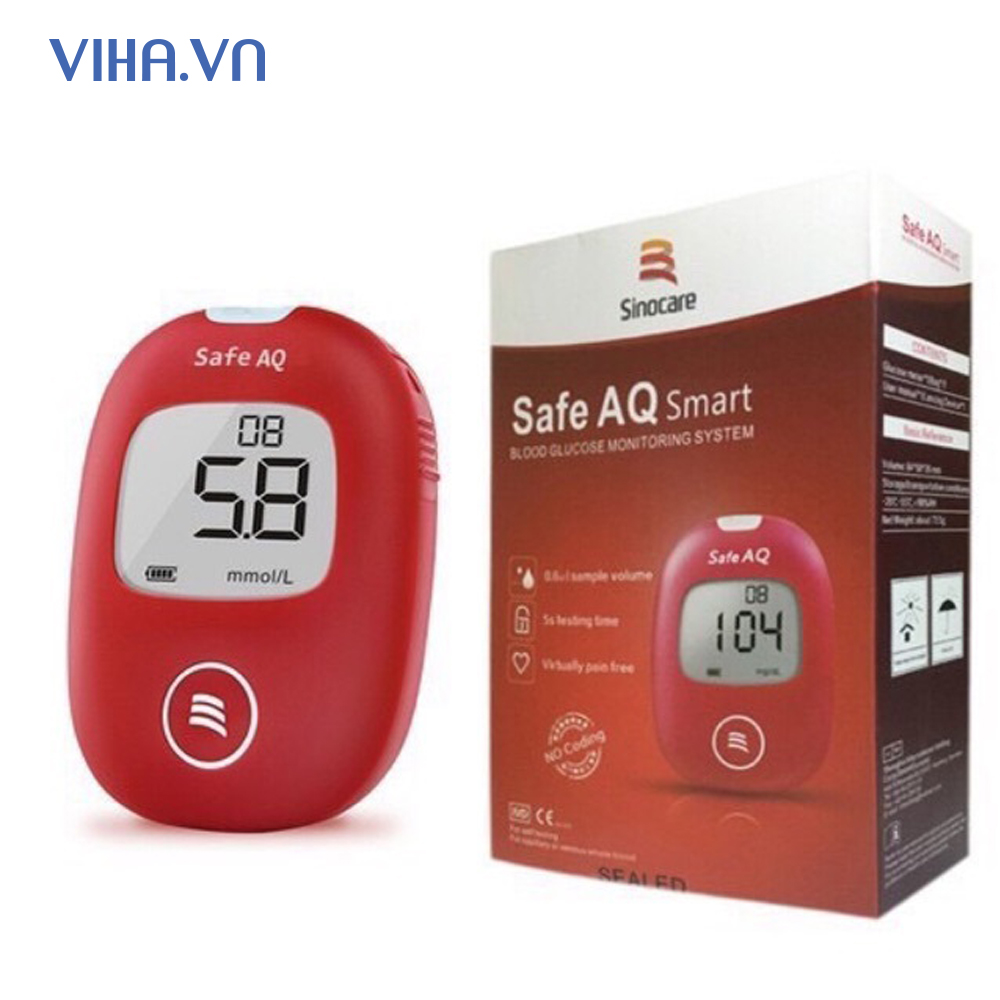 Máy Đo Đường Huyết Safe AQ Sinocare