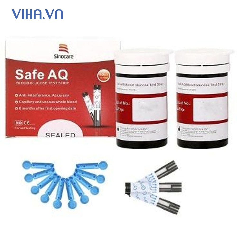 Máy Đo Đường Huyết Safe AQ Sinocare