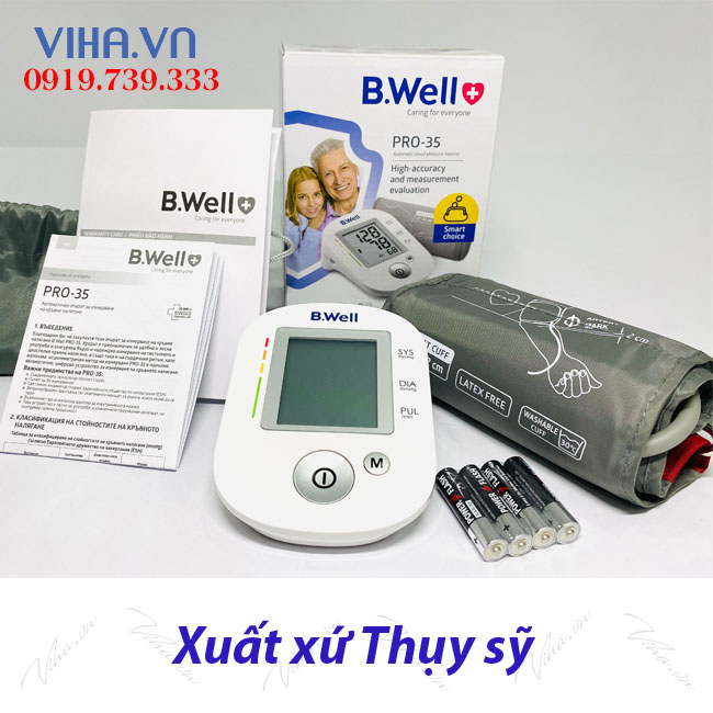 Máy đo huyết áp bắp tay BWell Swiss PRO-35