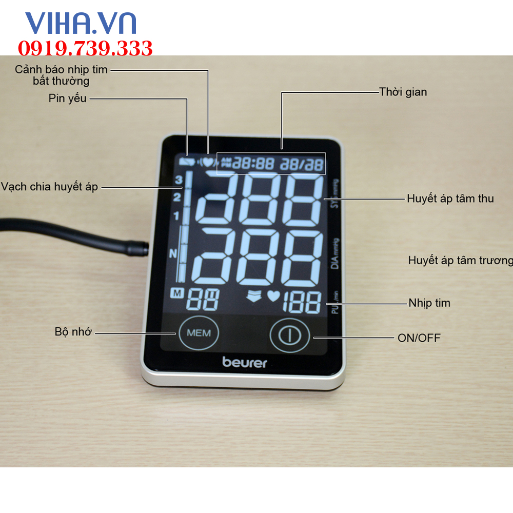 Máy đo huyết áp bắp tay Beurer BM-58