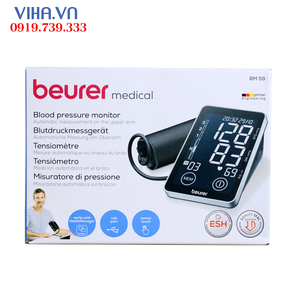 Máy đo huyết áp bắp tay Beurer BM-58