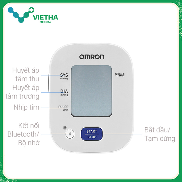 Máy Đo Huyết Áp Omron HEM-7143T1 – Chính Xác, Dễ Dùng, Kết Nối Bluetooth