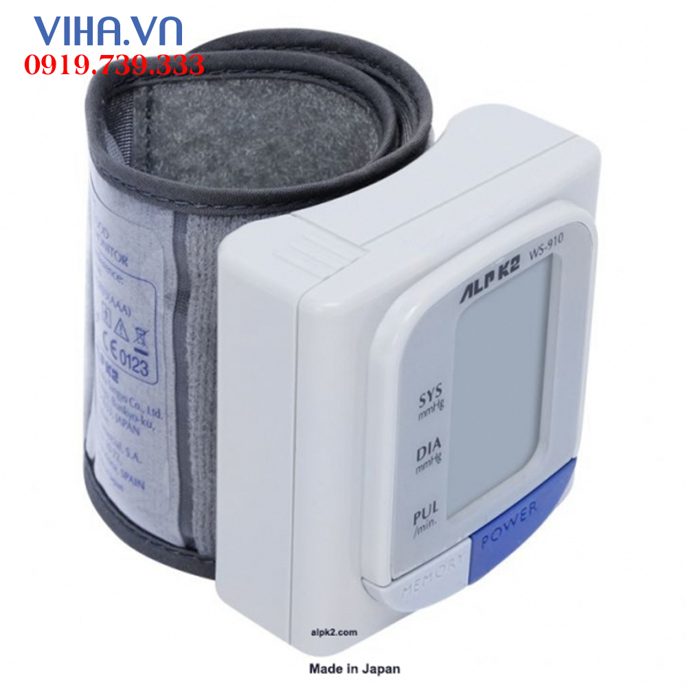 Máy Đo Huyết Áp Điện Tử Cổ Tay ALPK WS-910