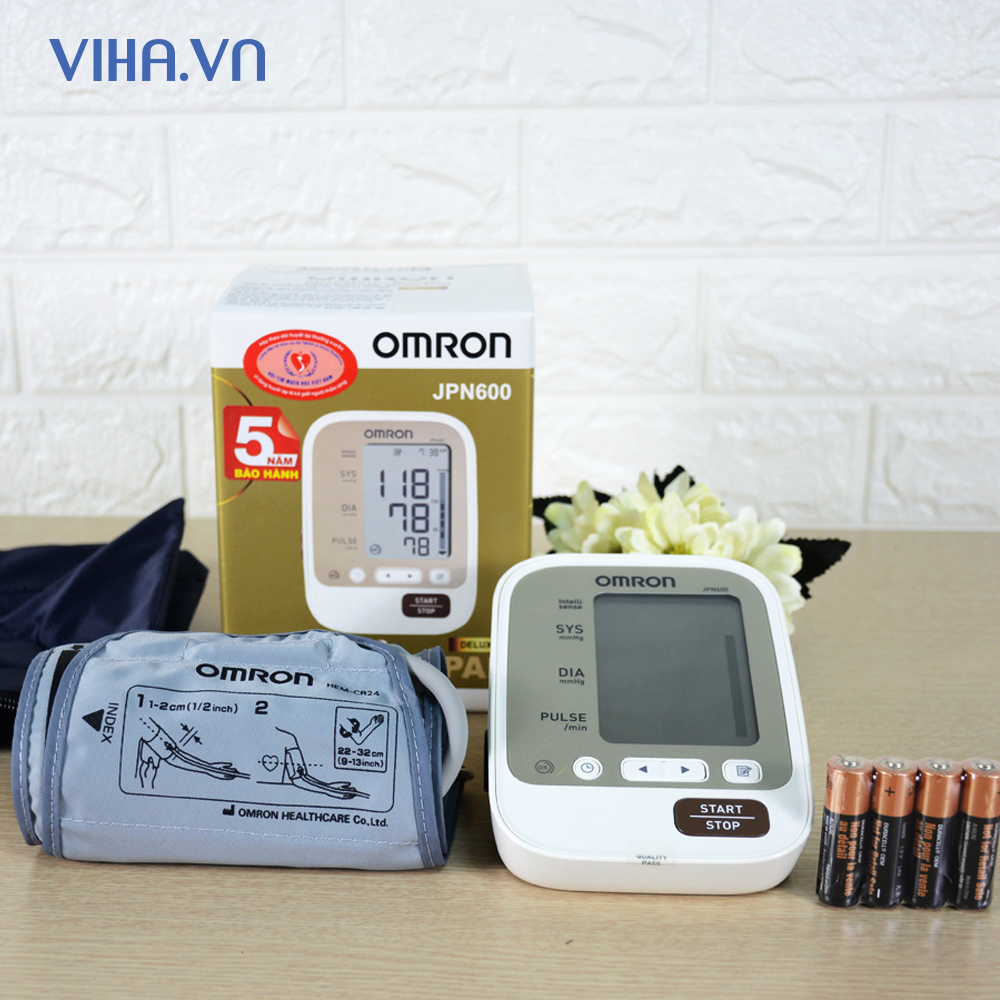 Máy đo huyết áp nhập khẩu từ Nhật Bản Omron JPN 600