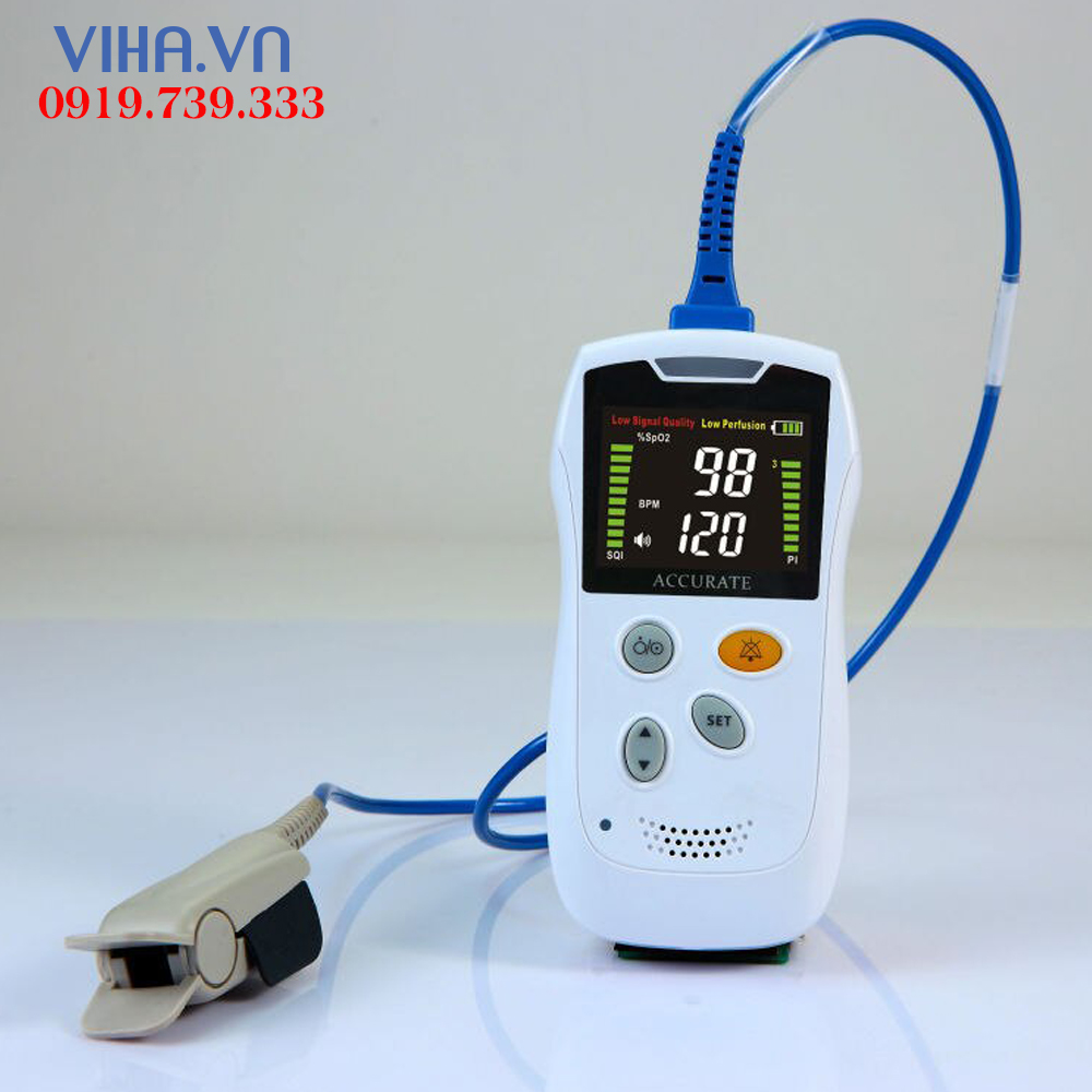 Máy Đo Độ Bão Hòa Oxy Trong Máu SPO2 Cầm Tay HA10A (Đo được trẻ sơ sinh)