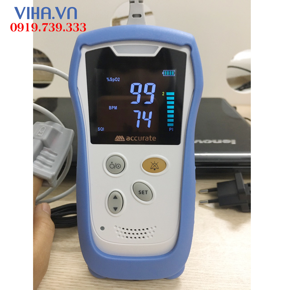 Máy Đo Độ Bão Hòa Oxy Trong Máu SPO2 Cầm Tay HA10A (Đo được trẻ sơ sinh)
