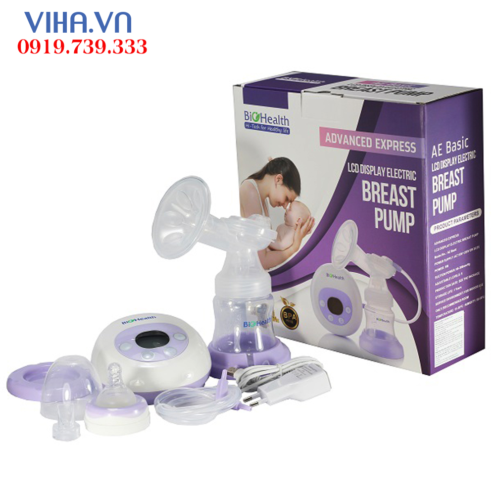 Máy hút sữa điện 1 bình Bio Health AE Basic