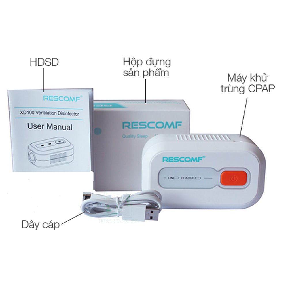 Máy Khử Trùng Cầm Tay Mini Cho Máy CPAP-Rescomf
