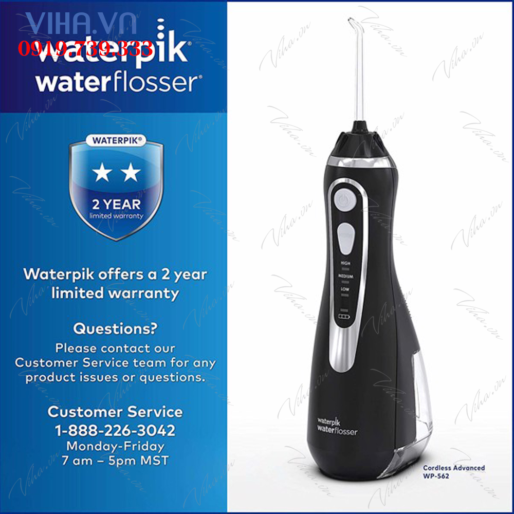 Máy Tăm Nước Cầm Tay WaterPik Cordless Advanced WP562