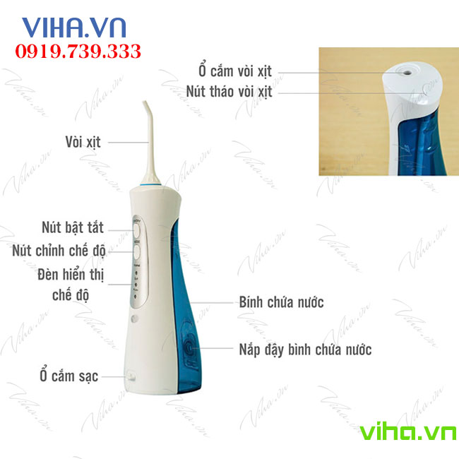 Máy Tăm Nước Cầm Tay Rio DCIR (DCIR2)