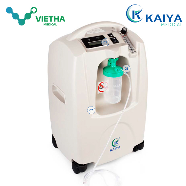 Máy tạo oxy Kaiya ZY-5AC HongKong 5L/phút