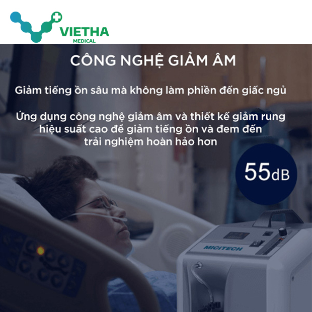 Máy tạo oxy Micitech 10L/ Phút Công Nghệ Đức