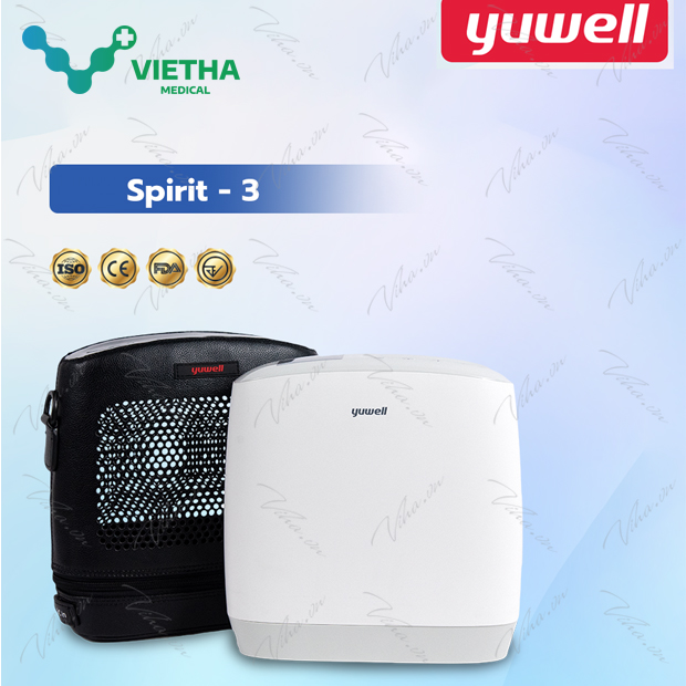 Máy tạo oxy xách tay Yuwell Spirit 3 ( 3L/phút )