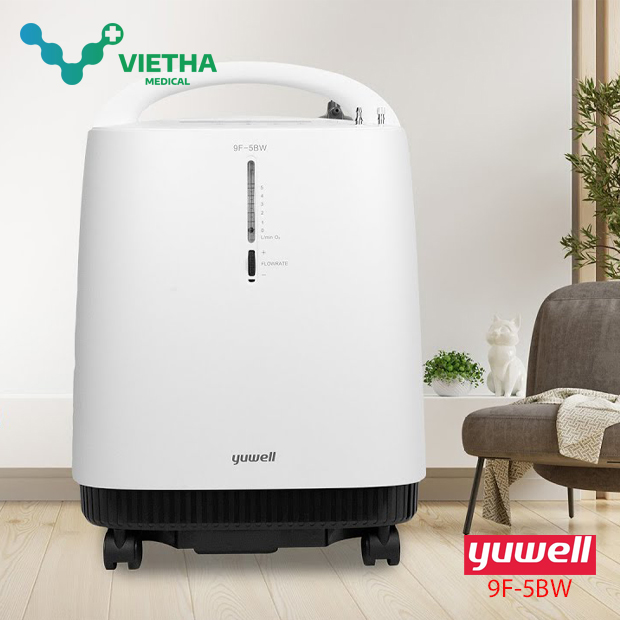 Máy tạo oxy cao cấp Yuwell 9F-5BW siêu êm ái