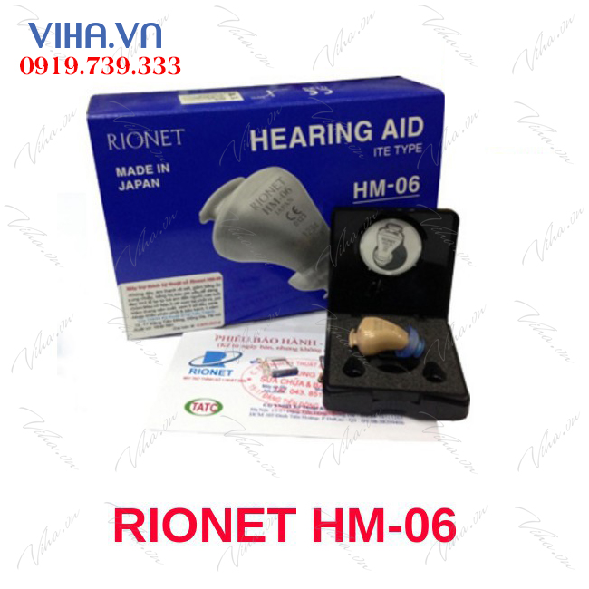 Máy Trợ Thính Kỹ Thuật Số Rionet HM-06 Thiết Kế Nhỏ Gọn