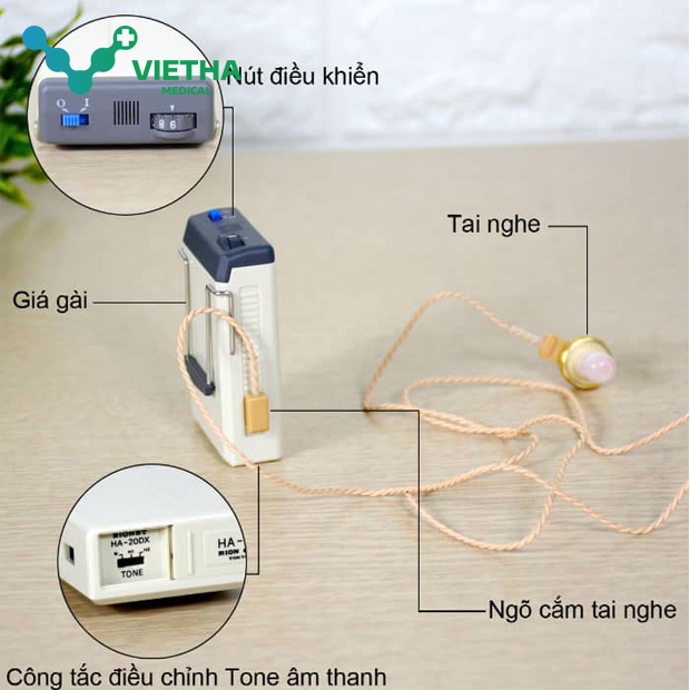Máy trọ thính Rionet HA-20DX