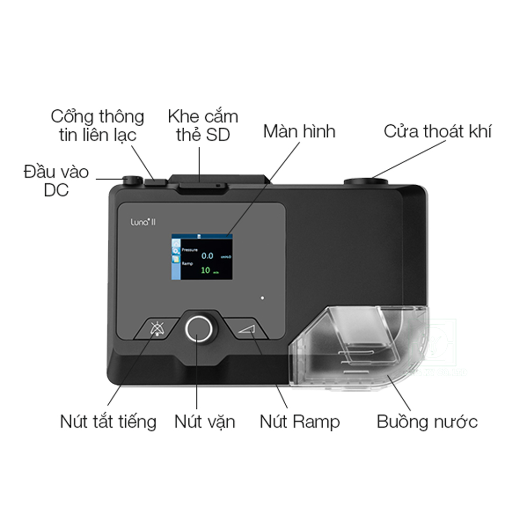 Máy Trợ Thở 3B Auto CPAP LUNA II