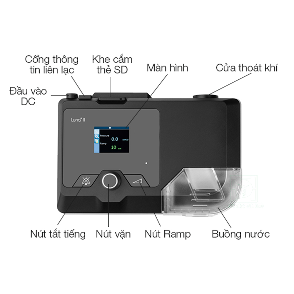 Máy Trợ Thở 3B Auto CPAP LUNA II