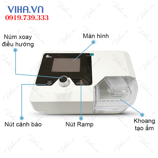 Máy Trợ Thở Auto BiPAP BMC G2S B25T