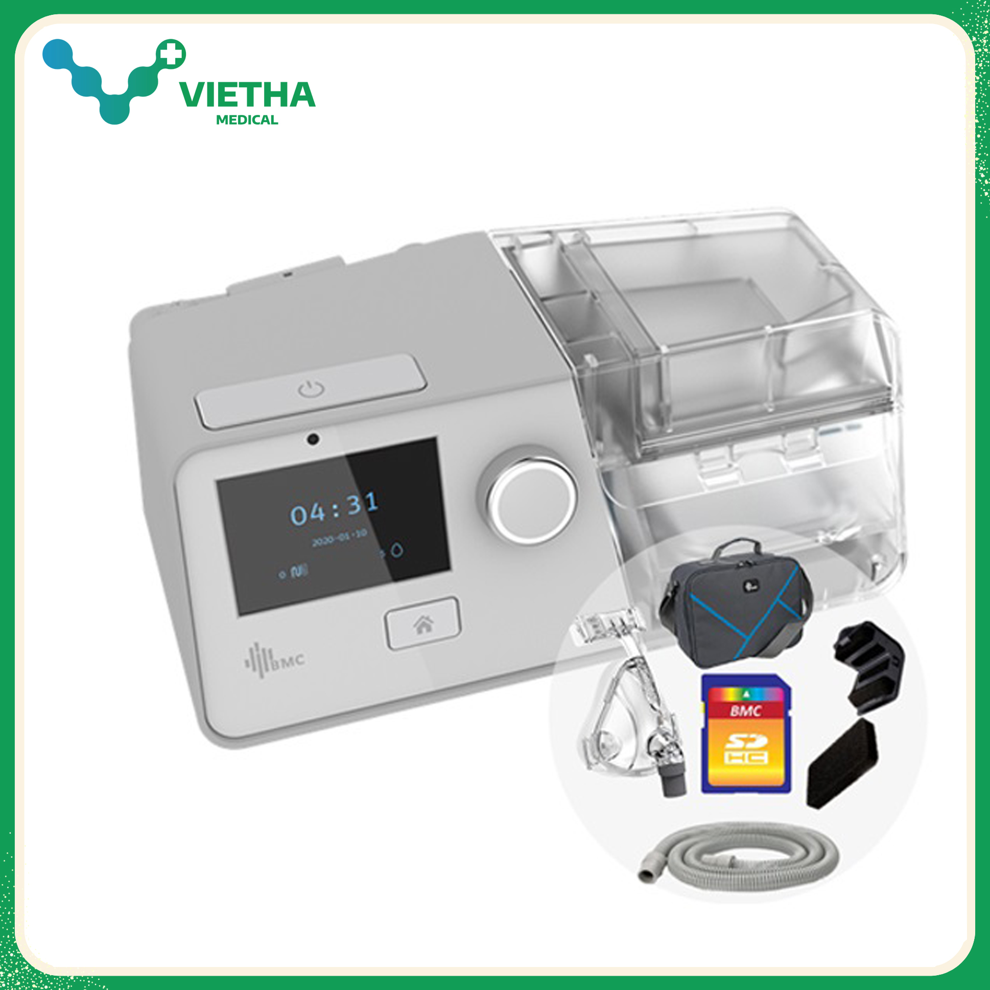 Máy Trợ Thở BMC G3 B25VT Máy Trợ Thở BiPAP Hiện Đại