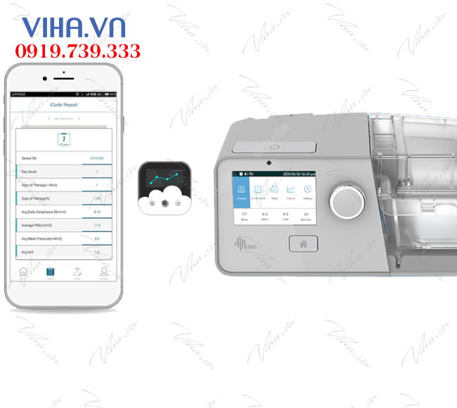 Máy trợ thở 2 chiều Bipap BMC G3 B30VT