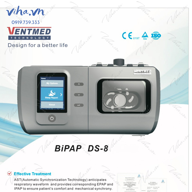 Máy trợ thở Ventmed ST30 DS-8 Máy trợ thở BiPAP