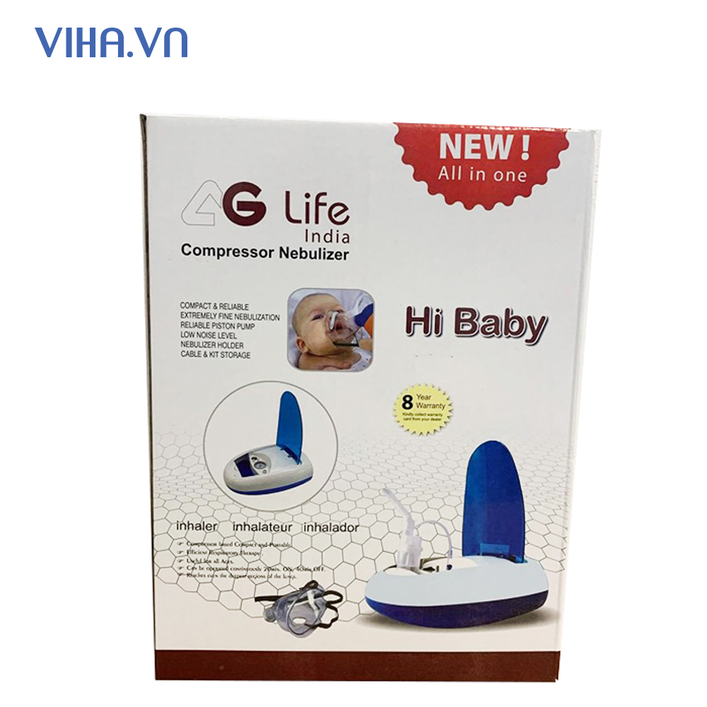 Máy Xông Hút 2 trong 1 AG Life Hi Baby (new) Ấn Độ