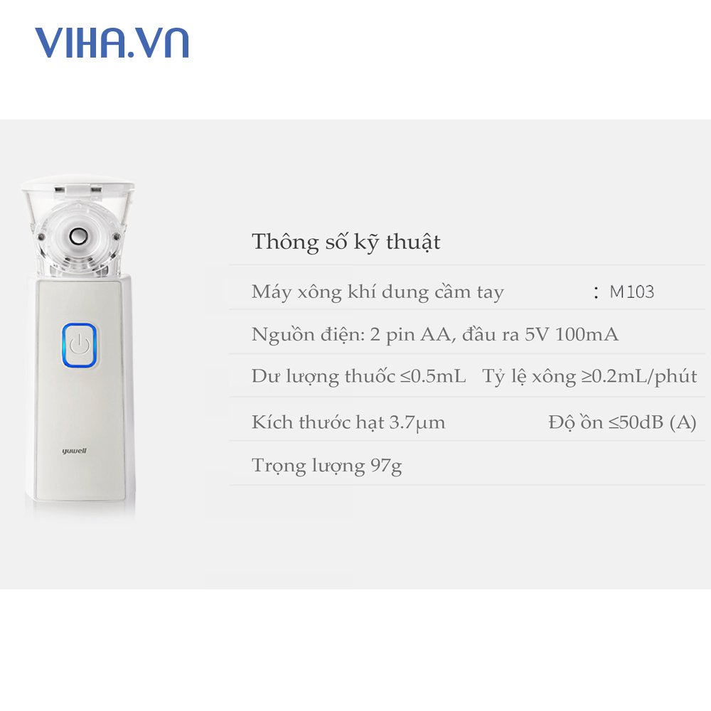 Máy xông khí dung cầm tay Yuwell M103