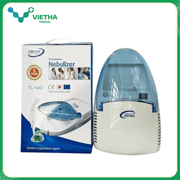Máy xông khí dung Oromi TL-100 kèm hút mũi