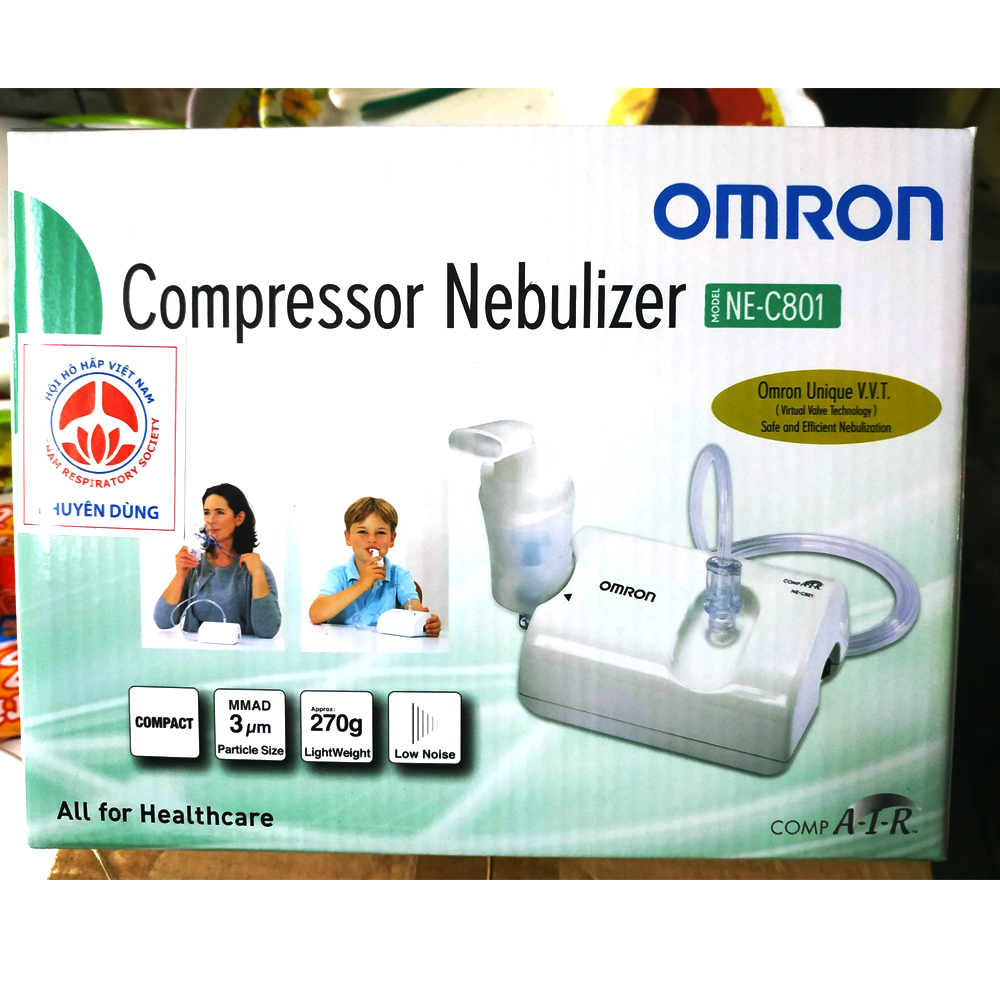 Máy Xông Mũi Họng Nén Khí Omron NE-C801