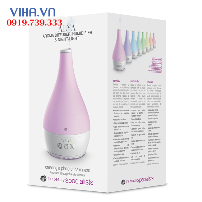 Máy khuếch tán tinh dầu kết hợp đèn ngủ DHAY